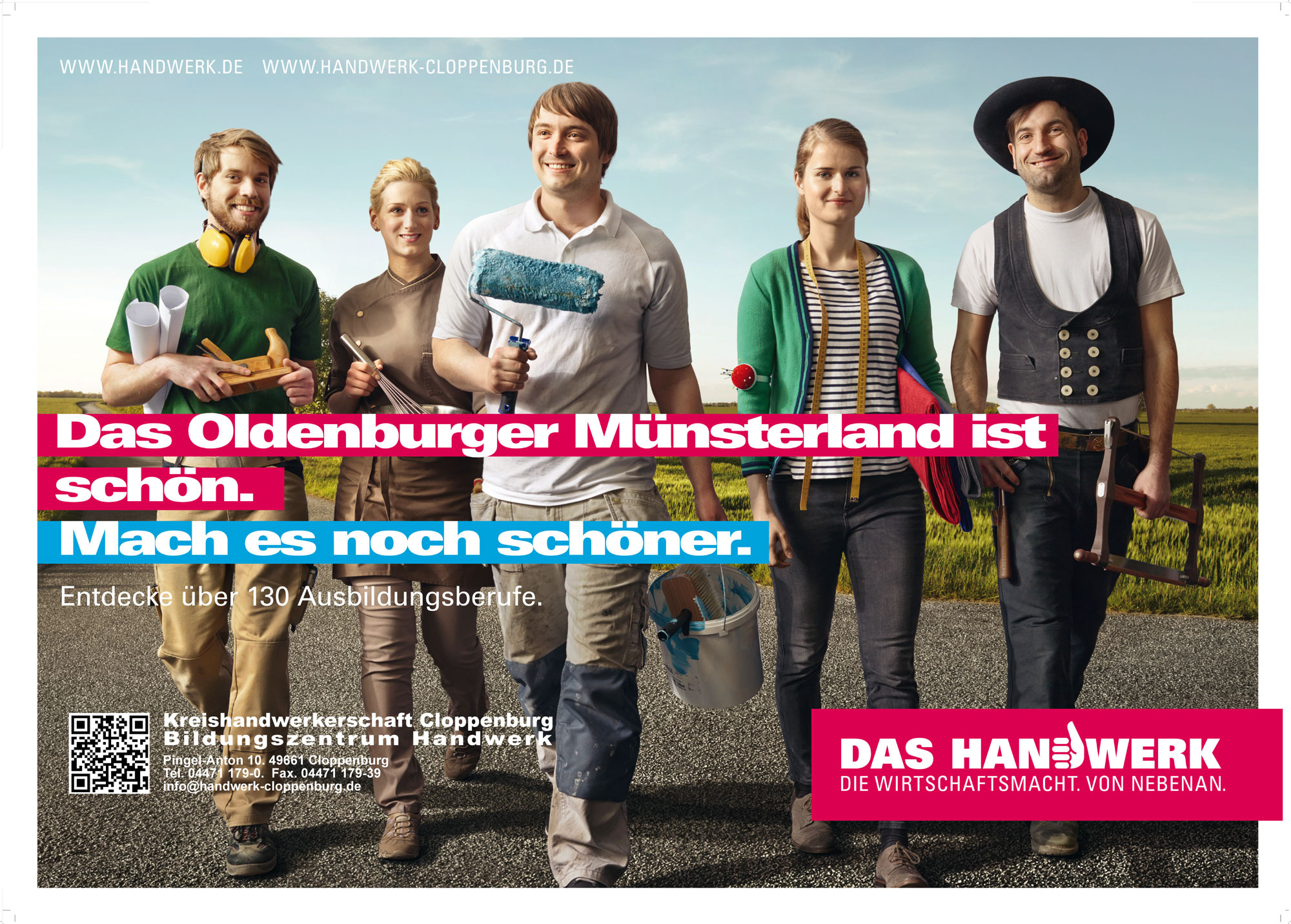 Das Oldenburger Münsterland ist schön.
